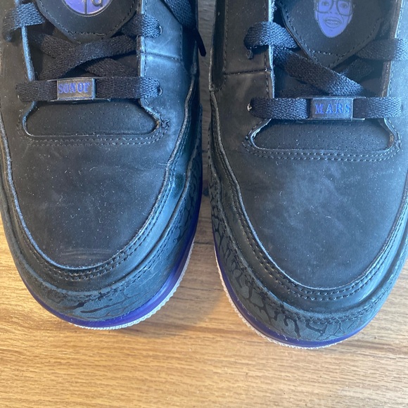 Nike Son of Mars Low Black Grape Men’s 13 Preowned - Picture 5 of 9